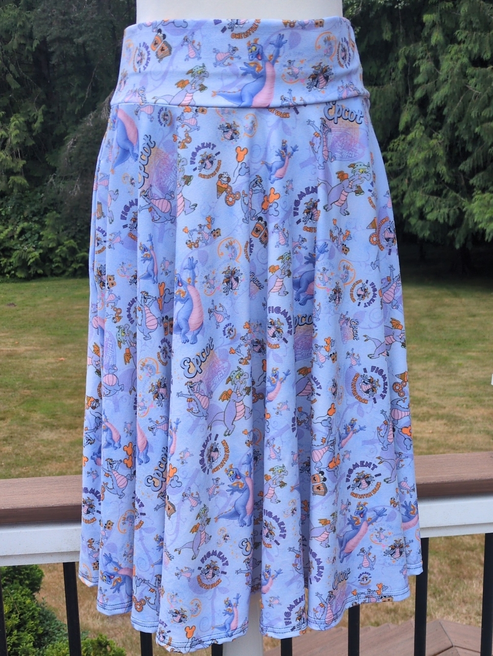 Disney Figment Epcot Skirt XL - Picture 2 of 8